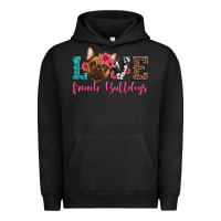 Pigment Black love french bulldogs Urban Hoodie - Artiststas