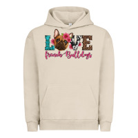 Pigment French Oak love french bulldogs Urban Hoodie - Artiststas
