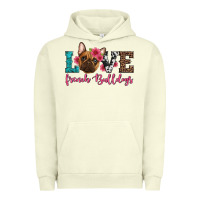 Pigment Pistachio love french bulldogs Urban Hoodie - Artiststas