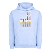 Pigment Grape Ice Hot Trend Proud Air Force Step-Dad American Flag Urban Hoodie - PixelWave