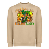 Mushroom St. Patrick's Dead inside but feeling lucky Heavyweight Sweatshirt - HowdyJamesFarm