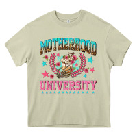 Mossy motherhood university with coffee Heavy Core Tee - NancyCooperArtShop