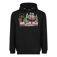 Black IWant Hippopota maps For Christmas Heavyweight Hoodie - CowhideDigitalArt