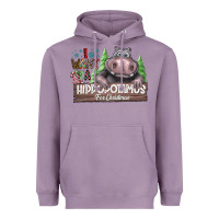 Lavender IWant Hippopota maps For Christmas Heavyweight Hoodie - CowhideDigitalArt