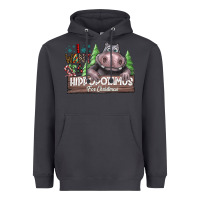 Smoke IWant Hippopota maps For Christmas Heavyweight Hoodie - CowhideDigitalArt
