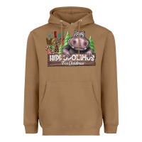 Toasted Coconut IWant Hippopota maps For Christmas Heavyweight Hoodie - CowhideDigitalArt