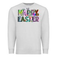 Dove Grey Happy Easter Premium Sweatshirt - CowhideDigitalArt