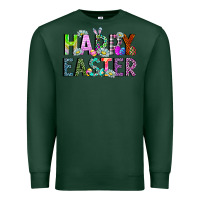 Sports Green Happy Easter Premium Sweatshirt - CowhideDigitalArt