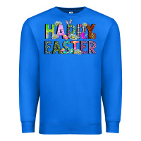 True Royal Happy Easter Premium Sweatshirt - CowhideDigitalArt