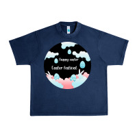 Navy Happy Easter Urban Heavy Tee - Bettercallsaul