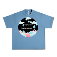 Pebble Blue Happy Easter Urban Heavy Tee - Bettercallsaul