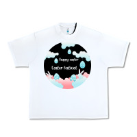 White Happy Easter Urban Heavy Tee - Bettercallsaul
