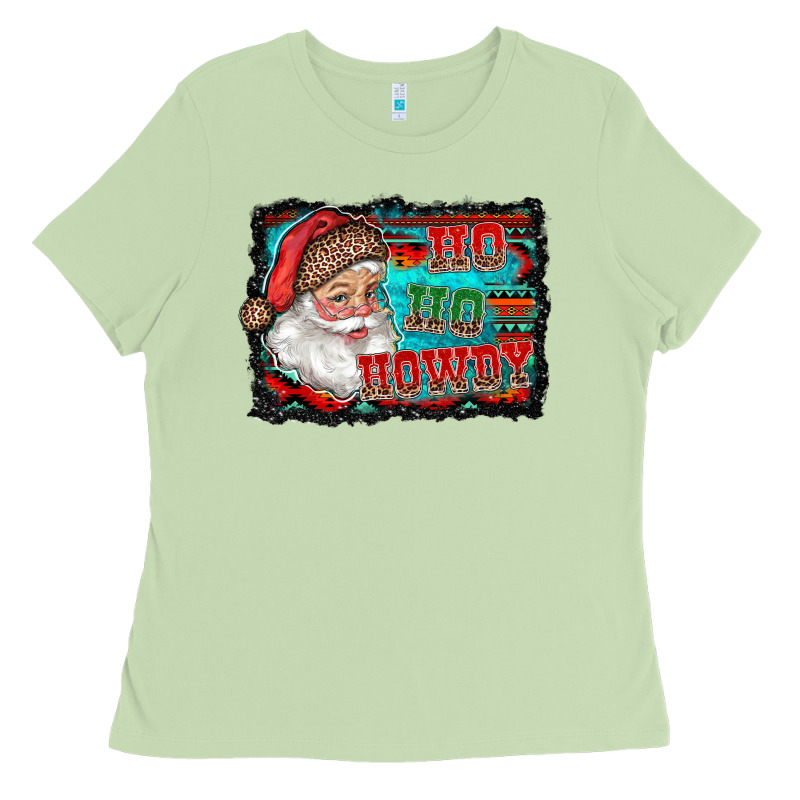 Ho Ho Howdy With Santa Ladies Tee by RanaPortraitStore | Teevron