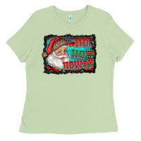 Matcha ho ho howdy with santa Ladies Tee - RanaPortraitStore