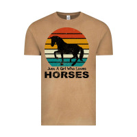 Vintage Camel Just A Girl Who Loves Horses Vintage Tee - Bettercallsaul