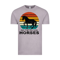 Vintage Zinc Just A Girl Who Loves Horses Vintage Tee - Bettercallsaul