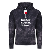 Cloud Black drink wine, read books, be happy Vintage Hoodie - Bettercallsaul