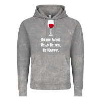 Cloud Rock drink wine, read books, be happy Vintage Hoodie - Bettercallsaul