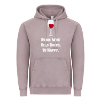 Vintage Zinc drink wine, read books, be happy Vintage Hoodie - Bettercallsaul