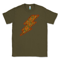 Army Green Western Cactus Lightning Orange Background Classic Tee - Bettercallsaul