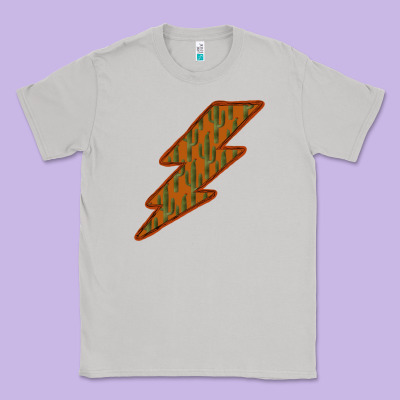 Western Cactus Lightning Orange Background Classic Tee Designed By Bettercallsaul