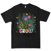 Black grow in grace Premium Tee - MaliasSmallBusiness