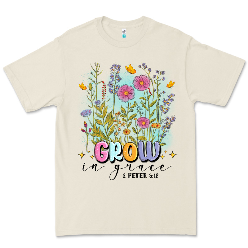 Grow In Grace Premium Tee by MaliasSmallBusiness | Teevron