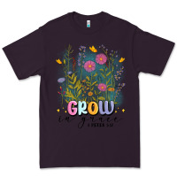 Plum grow in grace Premium Tee - MaliasSmallBusiness