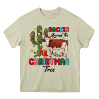 Mossy rockin around the christmas tree Heavy Core Tee - MaliasSmallBusiness