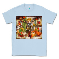 Dusty Blue fall heifer cow Classic Tee - RanaPortraitStore