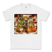 White fall heifer cow Classic Tee - RanaPortraitStore