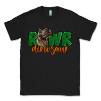 Black Rawr Dinosaur Classic Tee - LillyAllenDesigns