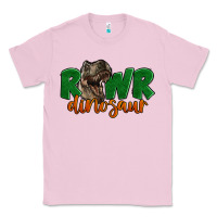 Bubblegum Pink Rawr Dinosaur Classic Tee - LillyAllenDesigns