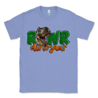 Colony Blue Rawr Dinosaur Classic Tee - LillyAllenDesigns