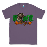 Lavender Rawr Dinosaur Classic Tee - LillyAllenDesigns