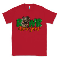 Red Rawr Dinosaur Classic Tee - LillyAllenDesigns