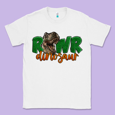 Rawr Dinosaur Classic Tee Designed By Lillyallendesigns