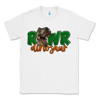 White Rawr Dinosaur Classic Tee - LillyAllenDesigns