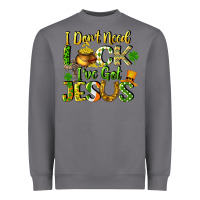 Storm I don't need luck i've got Jesus Heavyweight Sweatshirt - CowGirlArtShop