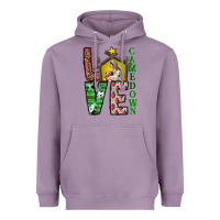 Lavender Love Come Down Heavyweight Hoodie - CowhideDigitalArt