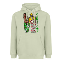 Matcha Love Come Down Heavyweight Hoodie - CowhideDigitalArt