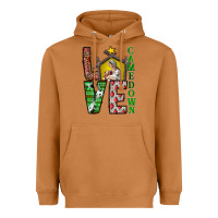 Meerkat Love Come Down Heavyweight Hoodie - CowhideDigitalArt