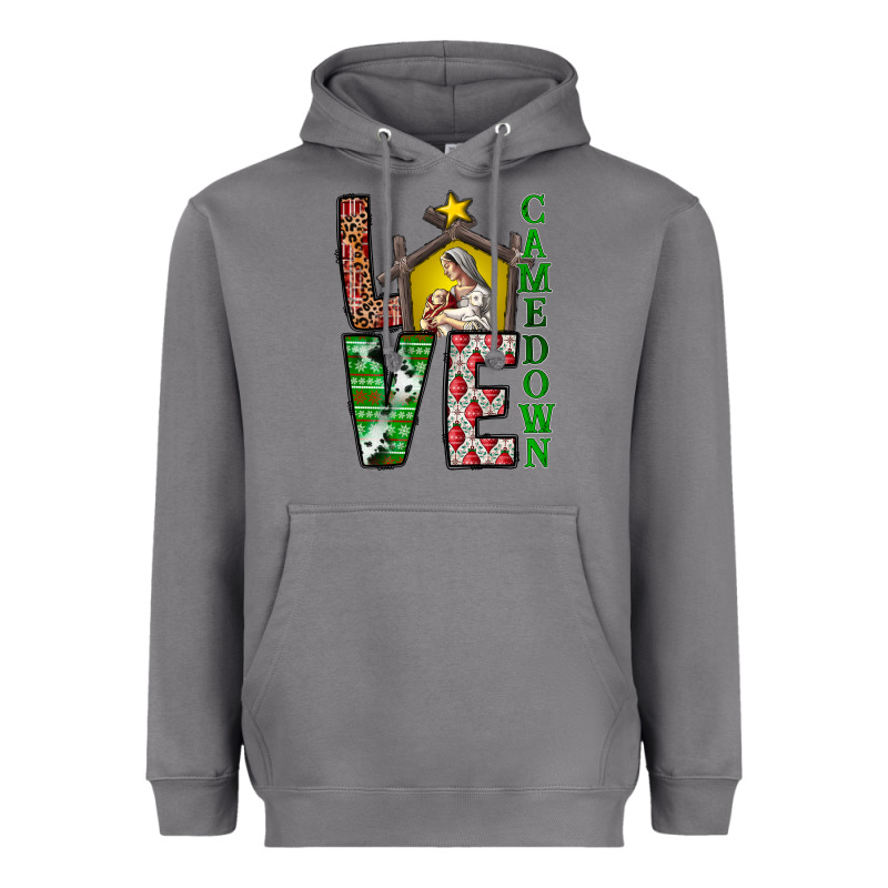 Love Come Down Heavyweight Hoodie by CowhideDigitalArt | Teevron