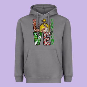 Love Come Down Heavyweight Hoodie Designed By Cowhidedigitalart