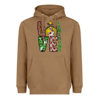 Toasted Coconut Love Come Down Heavyweight Hoodie - CowhideDigitalArt