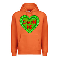 Carrot valentine's day hearts Premium Hoodie - FaDigitalArtStudio