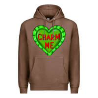 Chestnut valentine's day hearts Premium Hoodie - FaDigitalArtStudio