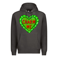 Smoke valentine's day hearts Premium Hoodie - FaDigitalArtStudio