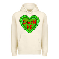Tofu valentine's day hearts Premium Hoodie - FaDigitalArtStudio