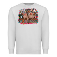 Dove Grey Happy Easter Premium Sweatshirt - CowhideDigitalArt